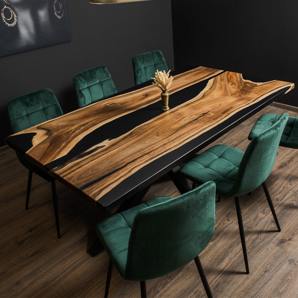 Black Walnut Solid Wood Dining Table