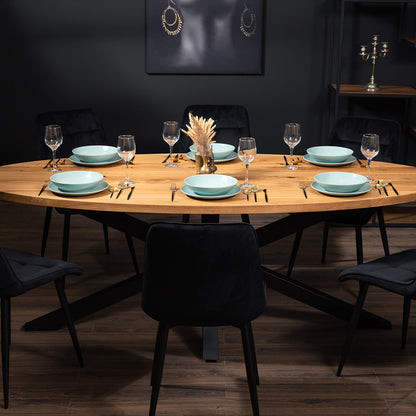 Celebrate Oval Solid Oak Table