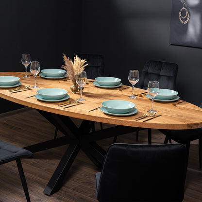 Celebrate Oval Solid Oak Table