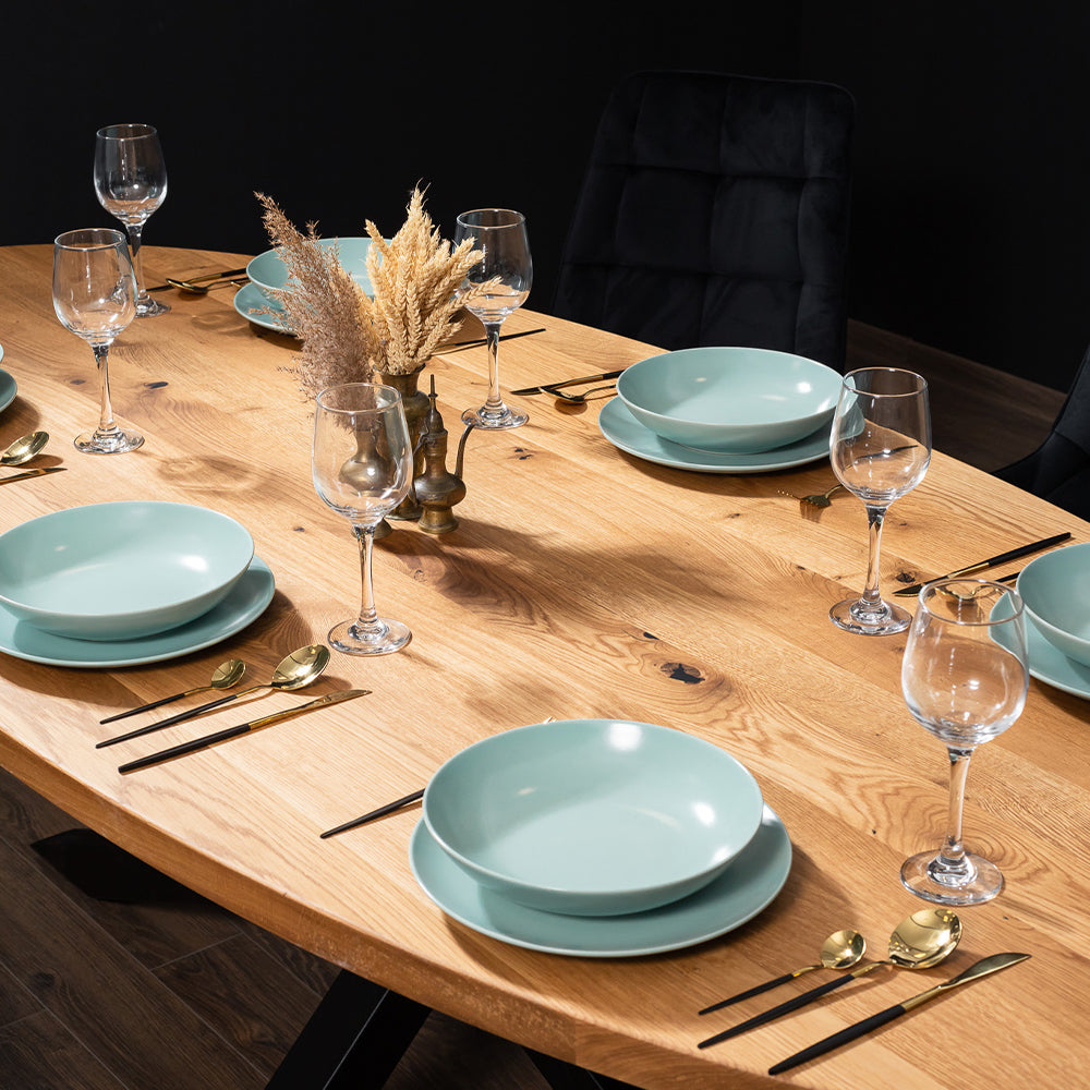 Celebrate Oval Solid Oak Table