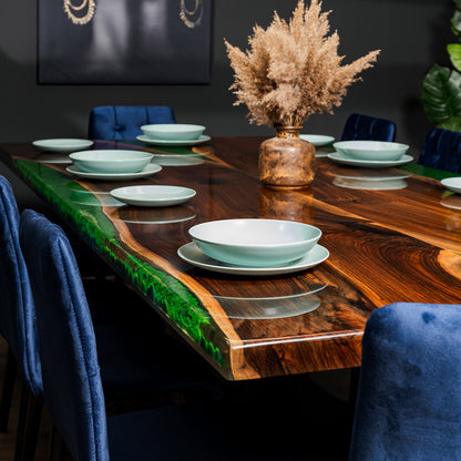 Forest Solid Walnut Epoxy Resin Table