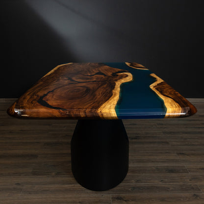 Gerard Epoxy Resin Walnut Table