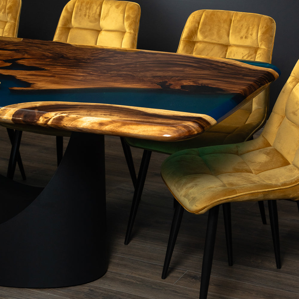 Gerard Epoxy Resin Walnut Table