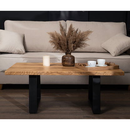 Haga Solid Oak Coffee Table