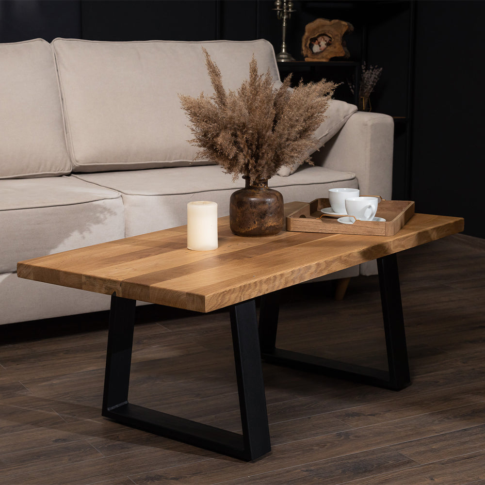 Haga Solid Oak Coffee Table