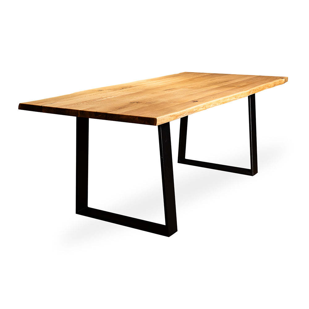 Haga Solid Oak Dining Table 8 Seats