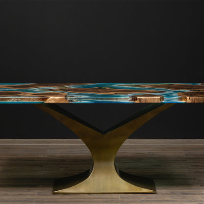 Nero Epoxy Resin Table