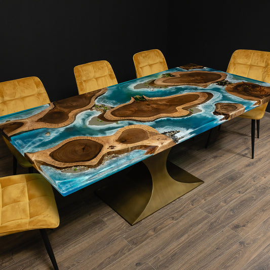 Nero Epoxy Resin Table