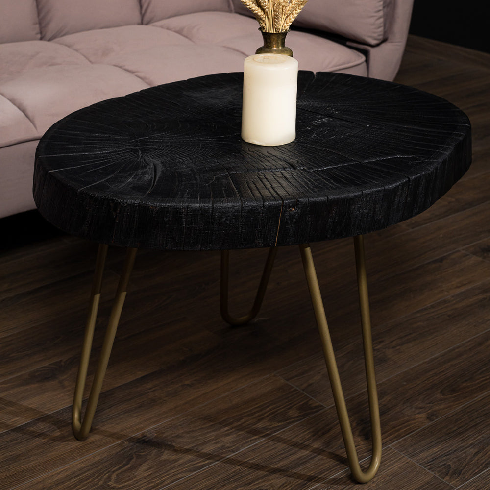 Noir Solid Oak Coffee Table