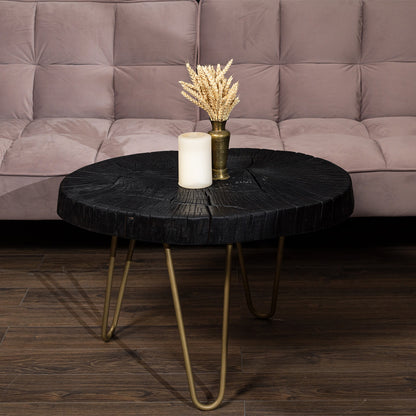 Noir Solid Oak Coffee Table