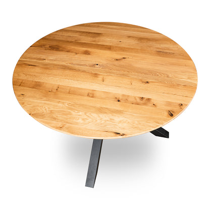 Spider Round Solid Oak Table