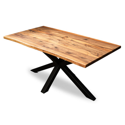 Spider Solid Walnut Wood Table