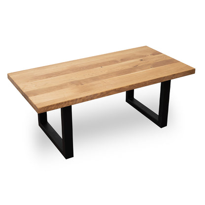 Square Solid Oak Coffee Table