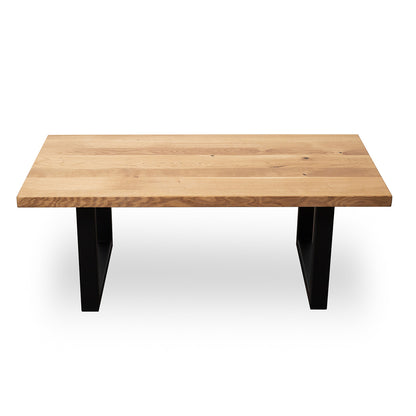 Square Solid Oak Coffee Table