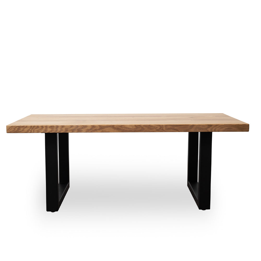 Square Solid Oak Coffee Table