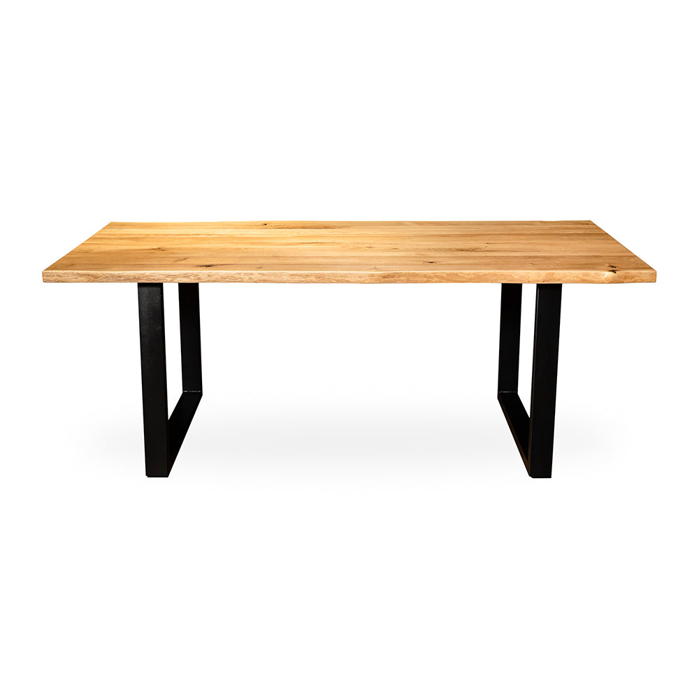 Square Solid Oak Dining Table 8 Seats