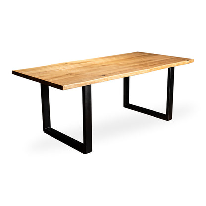 Square Solid Oak Dining Table 8 Seats