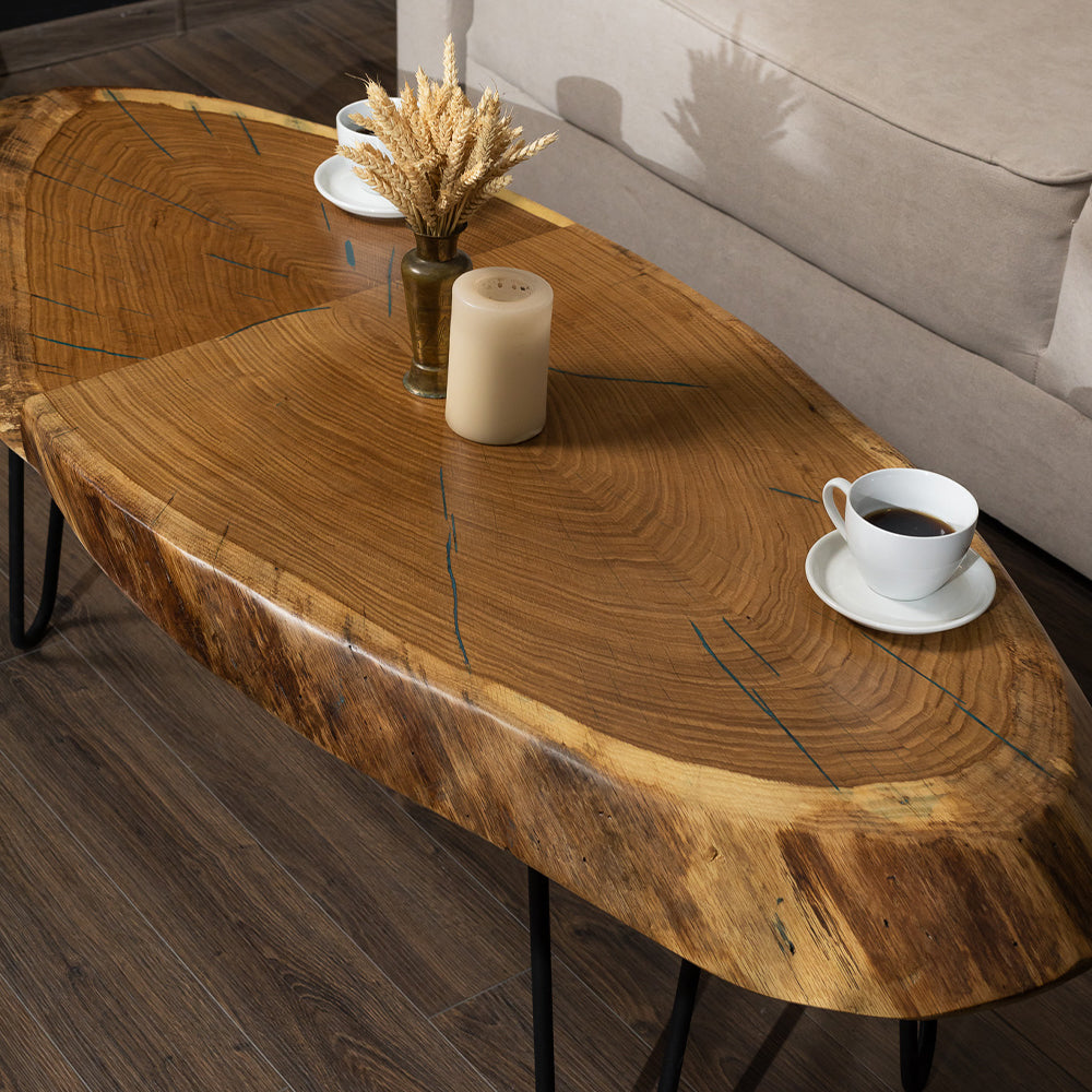 Unique Solid Wood Coffee Table