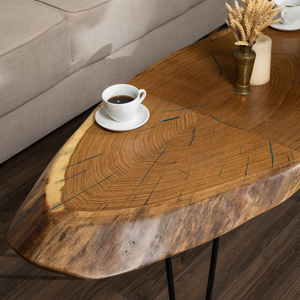 Unique Solid Wood Coffee Table