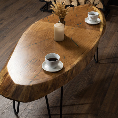 Unique Solid Wood Coffee Table